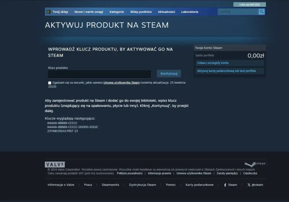 Jak aktywować klucz na Steam: Poradnik krok po kroku