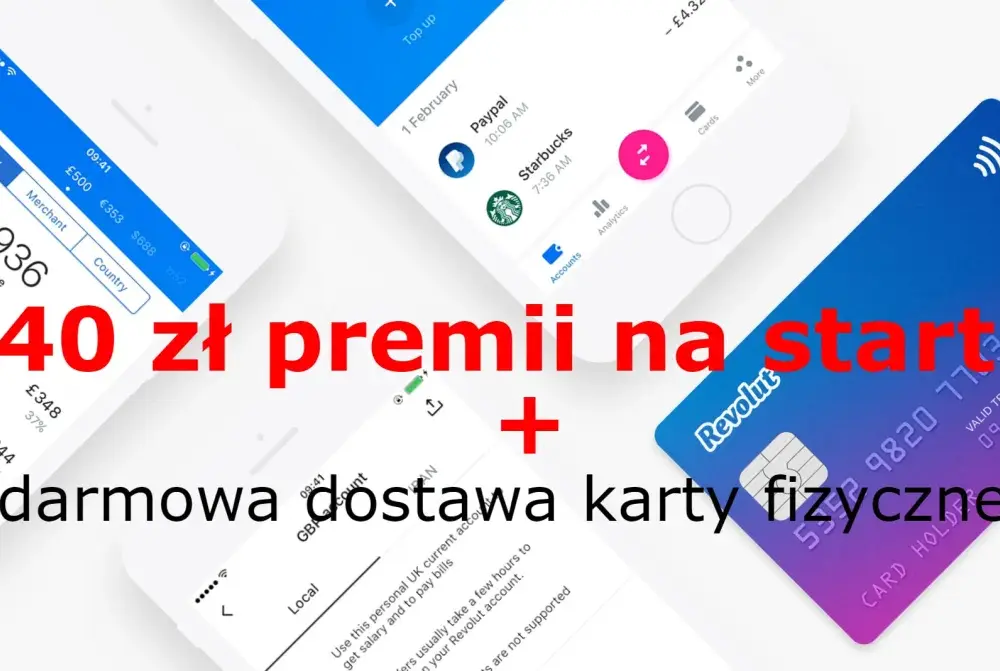 Revolut darmowe 40 zł: Jak odebrać aktualny bonus powitalny na start