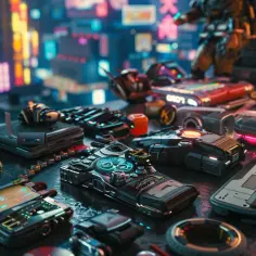 9 gadżetów z Cyberpunk 2077: Futurystyczne akcesoria na topie!