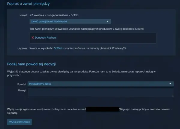 Ile trwa zwrot pieniędzy na Steam? Sprawdź, jak uniknąć długiego oczekiwania